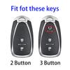 2 3 Button Car Key Case Cover Shell Fob for Chevrolet Equinox Cruze Trax Malibu Verano Traverse 2016-2018 Onix Cruze Sonic Camaro Volt Bolt Protector