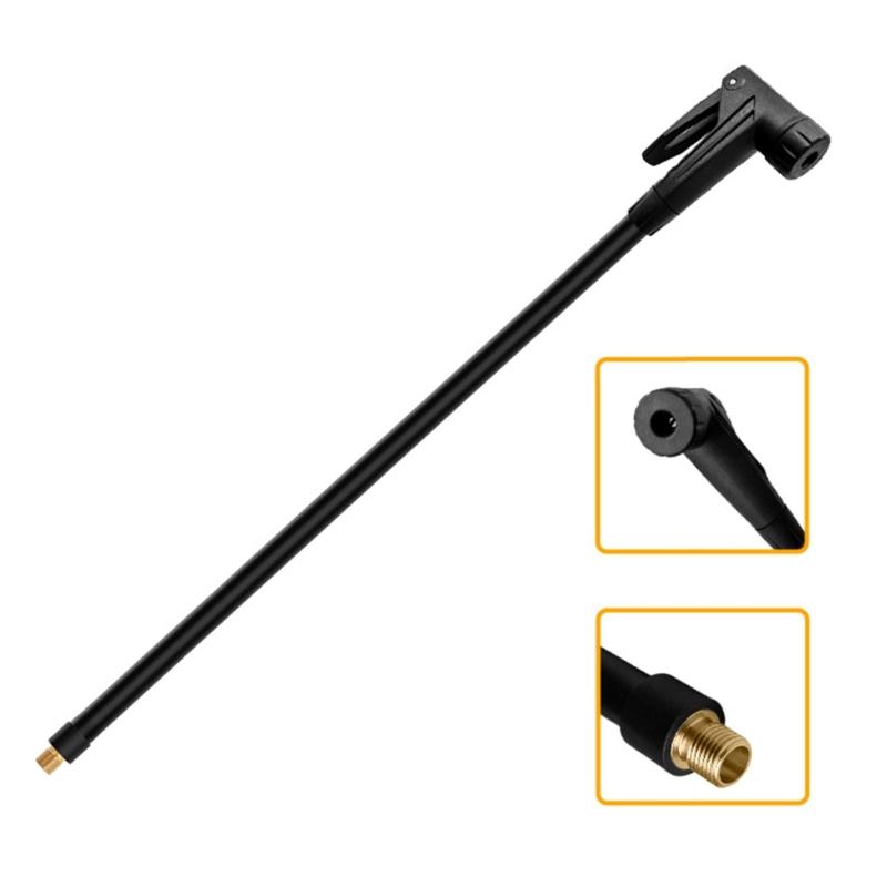 10-200cm Extension TireValve Adaptor TireValve Locking Chuck Quick Connect and Release Tire Inflator Pump Hose Adapter