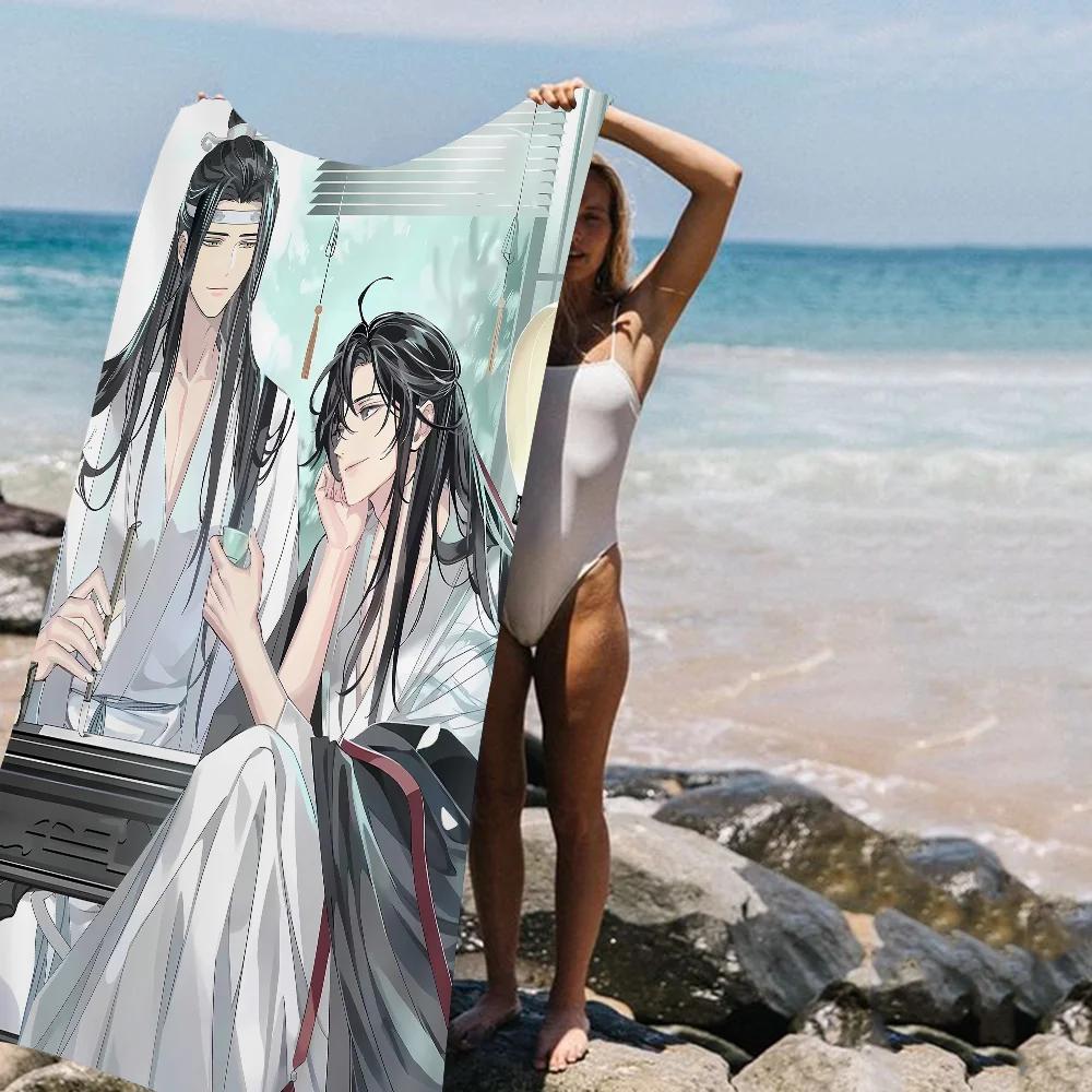 Mo Dao Zu Shi Anime Microfiber Printed Beach Towel Mountain Climbing Yoga Beach Swimming Running Absorbent Soft Towel