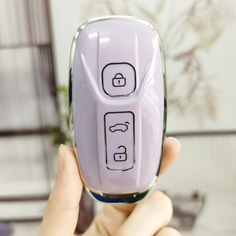 Tpu Car Remote Key Case Cover For Aiways U5 Pro U6 Se Protect Shell Fob Auto Accessories