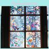 Christmas Snowflake Snowman Window Clings With Static Electricity For Holiday Decor