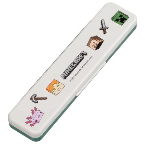 Skater Chopstick Spoon Combination Set 18cm Antibacterial Finished Lunch Box for Adults Comes with Silicone Cushion and Doesn't Make a Sound Made In J