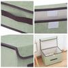 Faltbarer Aufbewahrungsbehälter mit Deckel, Stoff Dekorative Box Organizer Behälter Korb Würfel für