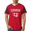 Unisex Flag Print Short Sleeve Crew Neck Casual T Shirt Comfortable Fit for Daily Wear Sports Activities