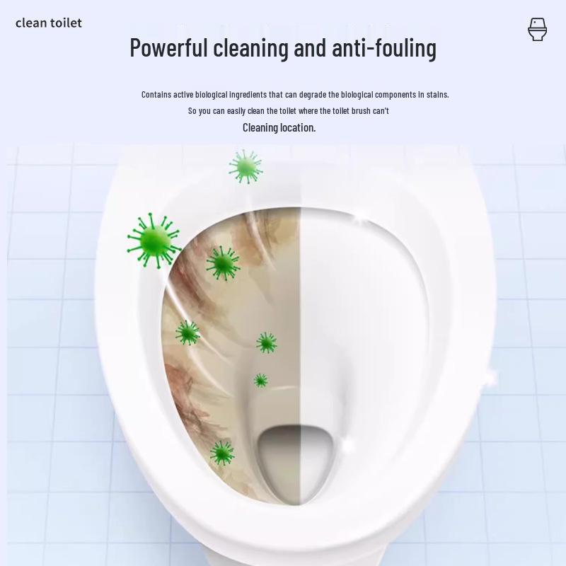 Effervescent Toilet Tablets: Strong Descaling, Long-Lasting Fragrance, No Scrubbing, Glaze Safe, Odor Eliminator.