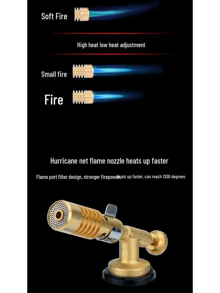 Manual Ignition Flame Torch for Outdoor BBQ and Picnics