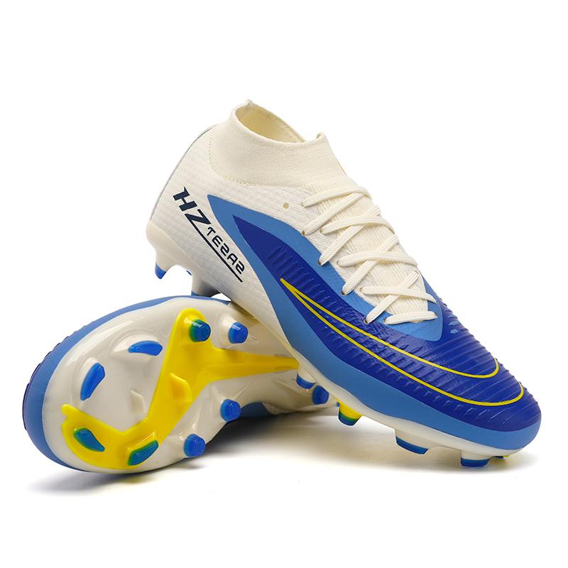 

Men FG Football Shoes Ultralight Exercise Football Field Boots Outdoor Fast Soccer Shoes Society Cleats Professional Sneaker 42