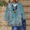 3/4 Sleeve Shirts For Women Cute Print Graphic Tees Blouses Casual Plus Size Basic Tops Pullover
