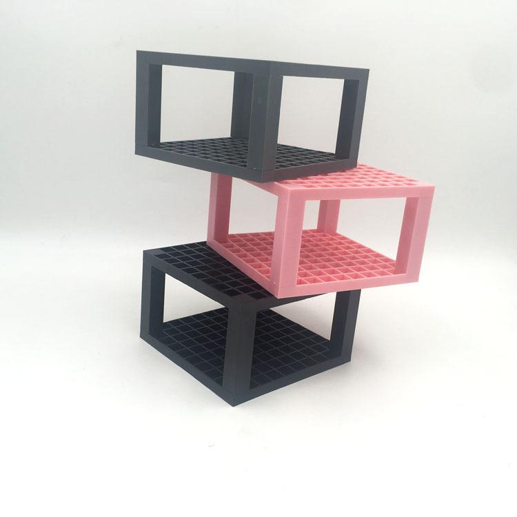 Suport pentru stilou multifuncțional Acuarelă Pictură în ulei Inserție Suport pentru stilou Suport detașabil cu grilă de 96 de pix Pătrat Penie de vopsea Cutie de depozitare pentru creion de culoare