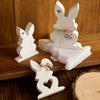 3D Heart Rabbit Silicone Candle Mold for DIY Easter Bunny Soap Plaster Concrete Resin Craft Making Home Festival Decor Art Gift