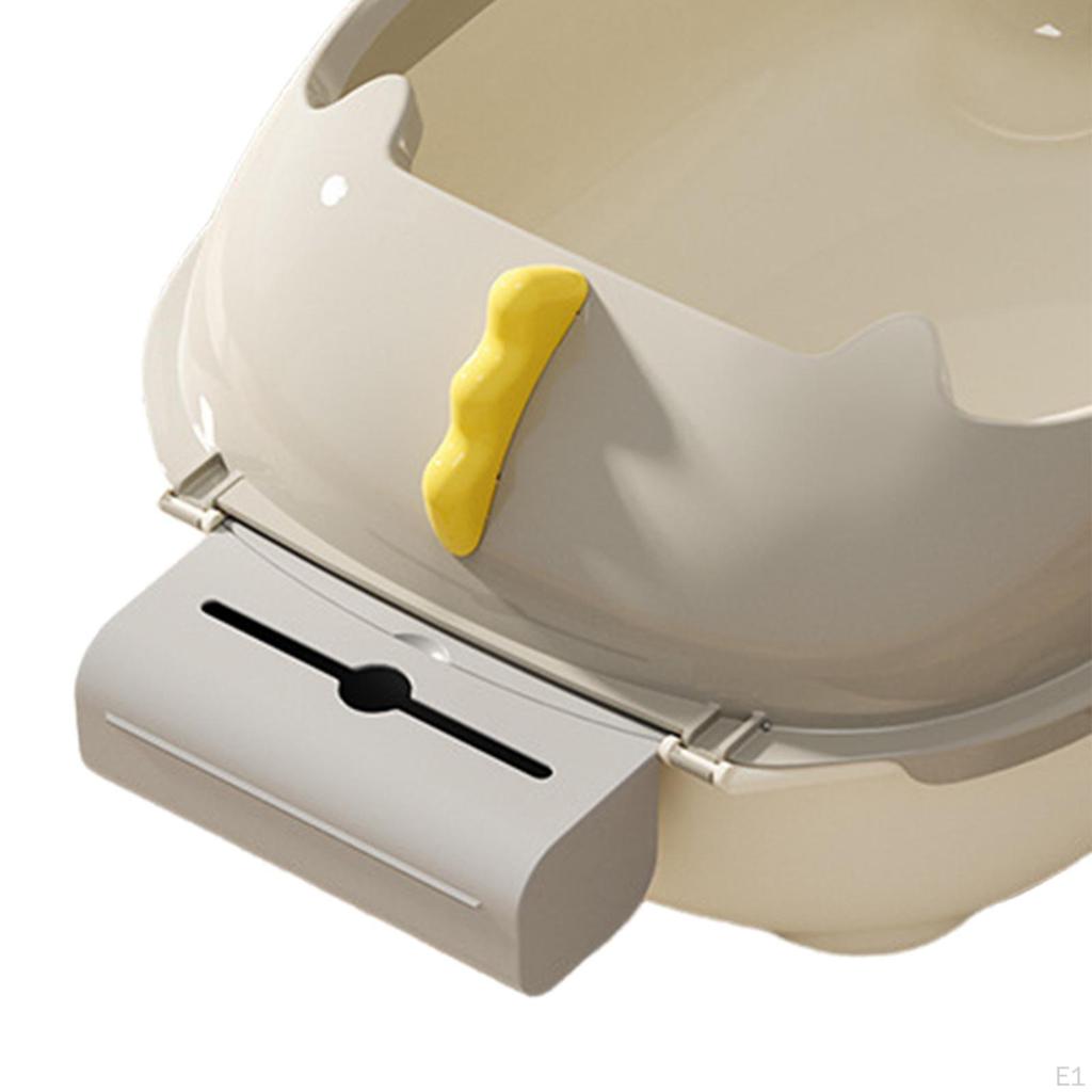 Litter Box Potty Toilet Sandbox Container Splashproof Cage Bedpan Pet for