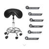 Pet Grooming Chair 360° Rotating Ergonomic Chair Adjustable Height Pet Groomer's Professionals Roller Skating Chairs