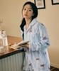 [Dossy] Fluffy Bonnie Long Sleeve Couple Sleepwear Set [Shipped from Korea] 100% Authentic