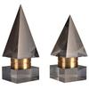 Sleek Conical Geometric Art Crystal Ornament Top Decorations Premium Model Living Room Home Handicraft Decorations