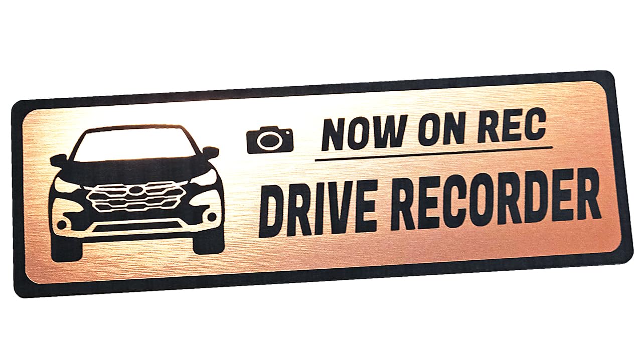 

Honami Works CROSSTREK Crosstrek Dash Cam Mounted Car Emblem Dash Cam Sticker (Pink Gold)