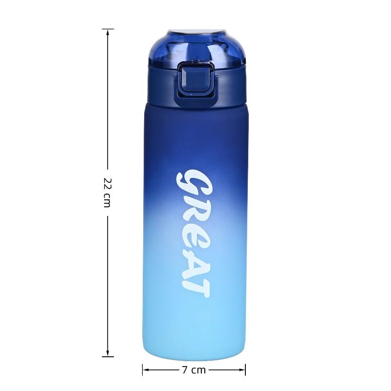 380-650MLSports Fitness Water BottleLarge Capacity Jug for Workout Training Outdoor Activities Beach Travel Drink Cup