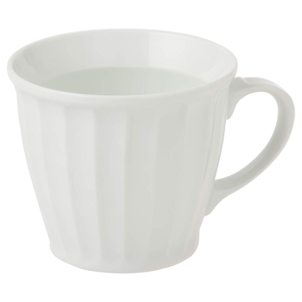 Saikai Pottery Hasami Ware White Porcelain Bamboo Forest Carving Mug 73423