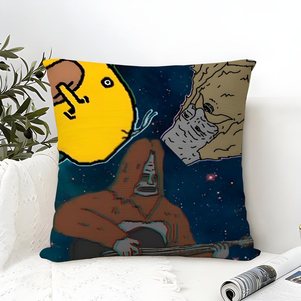 Web Series Cartoon T-The Big Lez Show 2 Pillow Case Linen Pillow Case Sofa Home Decor Cushion Cover Cushion Cove