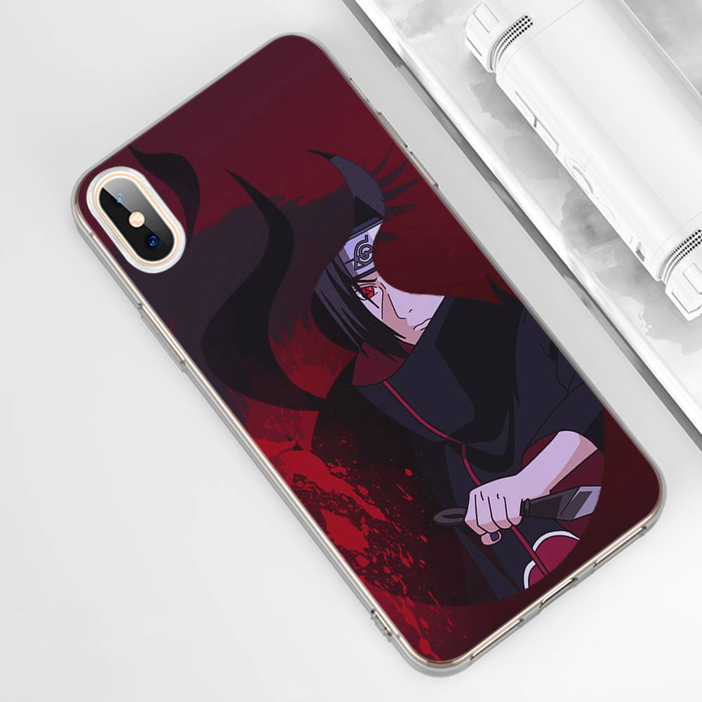 DT19 Naruto Itachi Case for Samsung A04 A14 A23 A34 A54 M23 M33 M52 M53 Realme 10 9 C30S C35 C55 VIVO Y02S Y21 Y33S Y51 X80 Pro Clear Cover