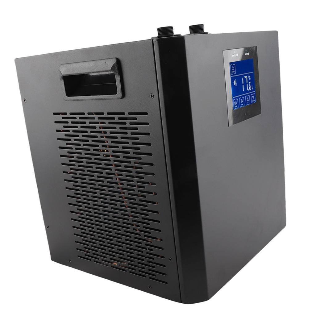 Water Chiller 1 3HP Horsepower 79gal Low Noise Fish Tank Cooling System with Pump Nozzle and Water Pipe EU Plug 220V