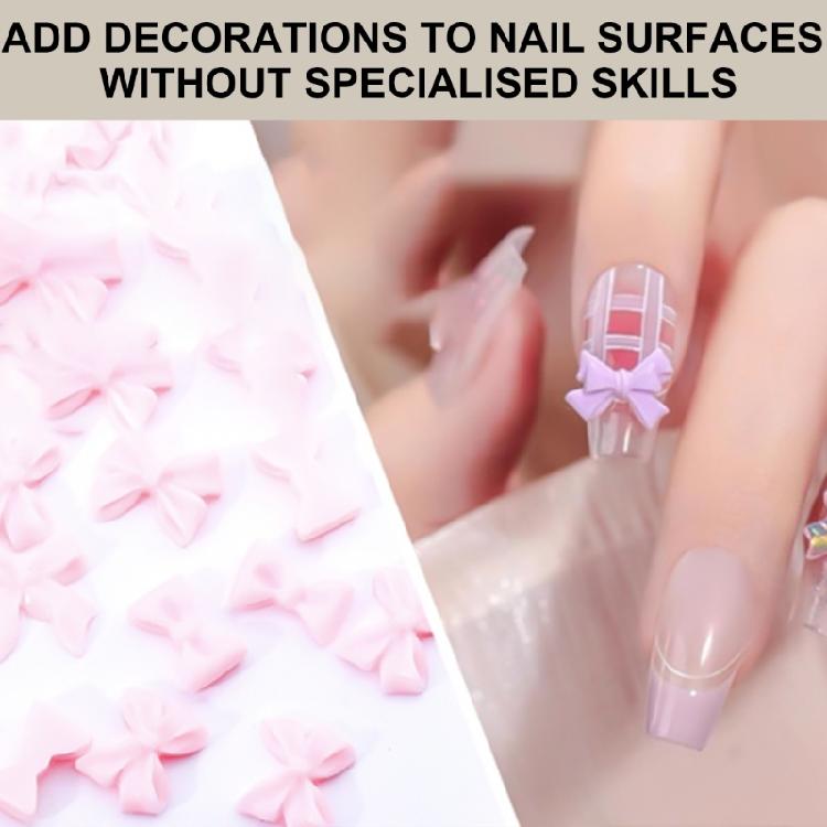 12 Grids 3D Bows Nails Art Charm Bowknot Nail Charms Nails Art Gems for Party