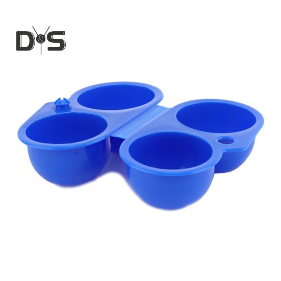 

Портативный контейнер для яиц, прочный, 2/4/6 сеток, ящик для хранения яиц, кухонный, для кемпинга, пикника, складной, держатель для переноски, держатель для переноски 2Grids синий