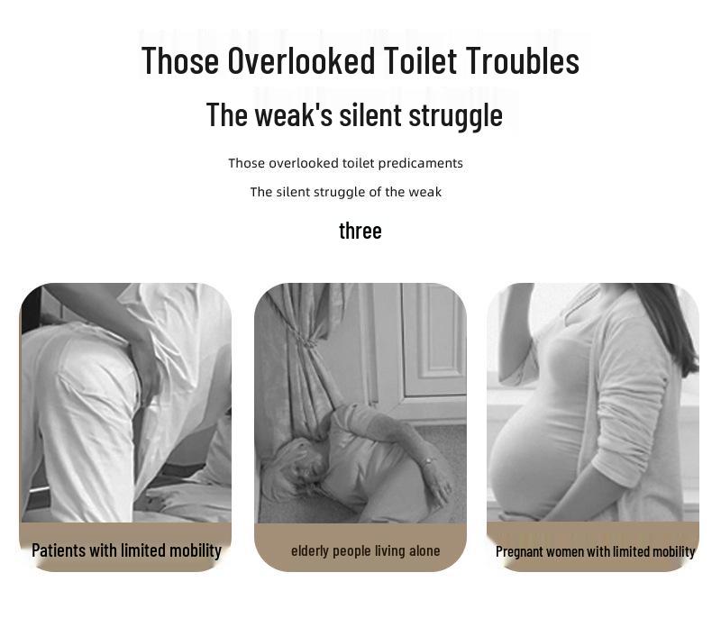 Adjustable Foldable Elderly Bathing Commode Chair