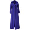 Fashionable Women's Slim-fit Faux Wool Coat, Extra-long Coat, Slim-fit Floor-length Windbreaker