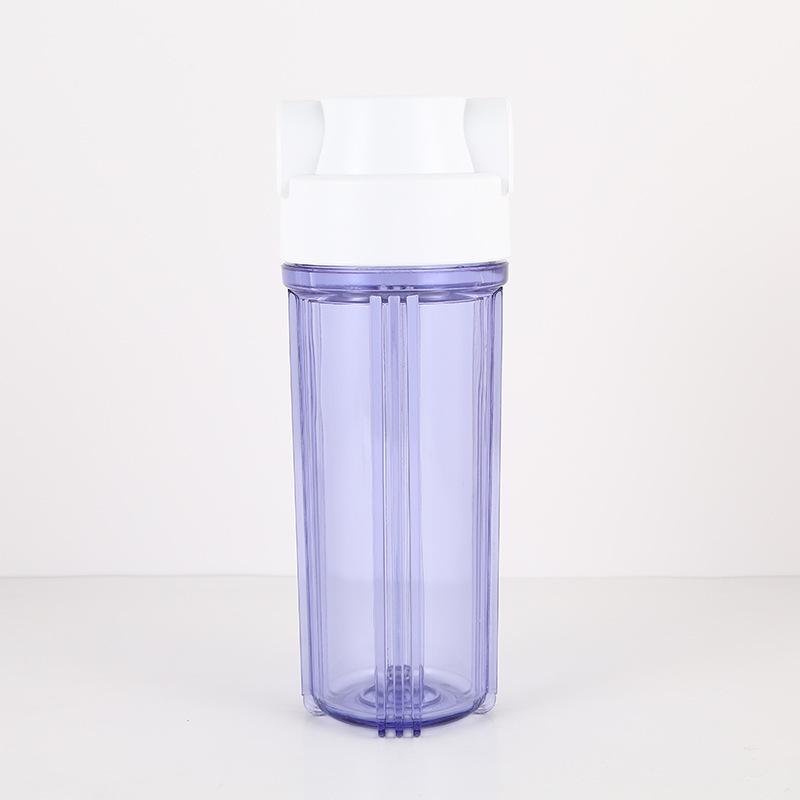 10-Inch Transparent Filter Housing with 4-Point Copper Thread for Household Water Purifiers