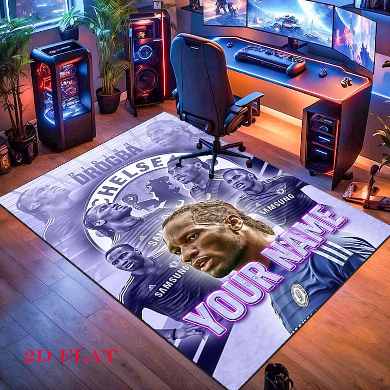Custom Chelsea Carpet Rug for Living Room Bedroom Home Sofa Decoration,Kids play Nonslip Floor Mat