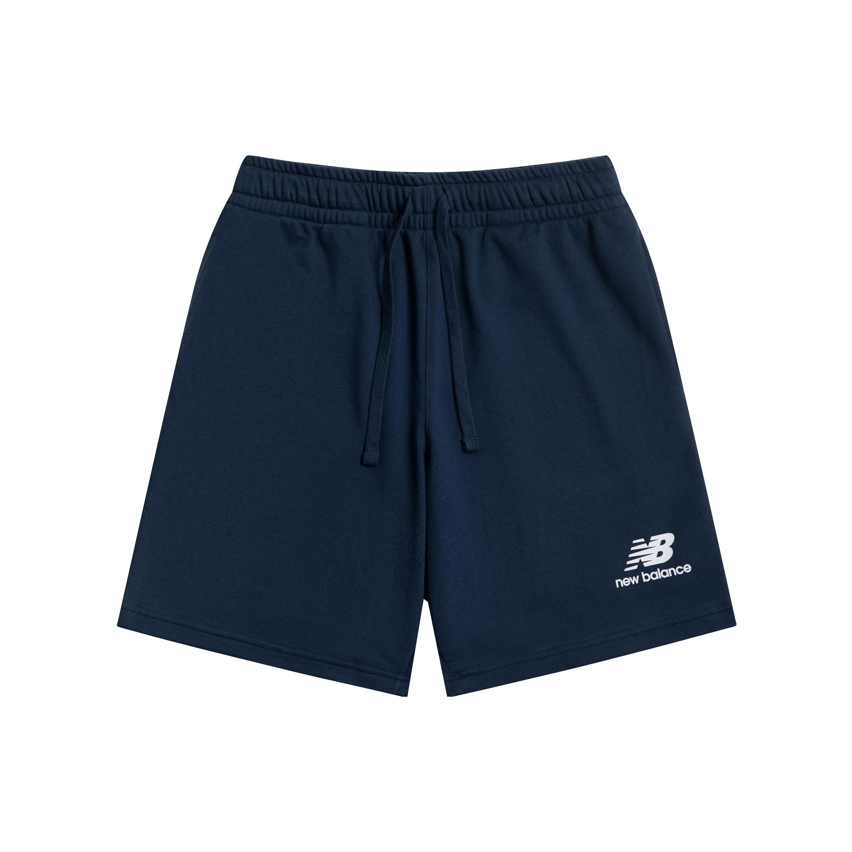 

New Balance однотонные шорты на шнурке мужские шорты темно-синие MS31540-NNY