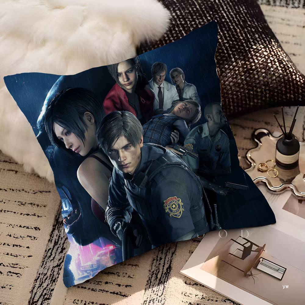 Fashion R-resident Game E-evil Maple Design Cushion Cover Happy Autumn Harvest Decor Holiday Decorati Pillow Cover