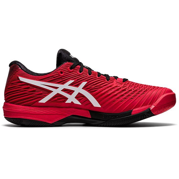 Asics Solution Speed FF 2 Electric Red Men Sneakers White 1041A182-601
