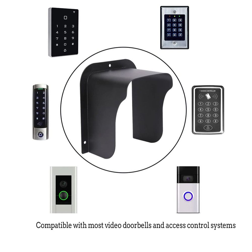 Rain Shield Door Lock Protector Doorbell Cover Waterproof Cover Access Control Shell Rain Cover