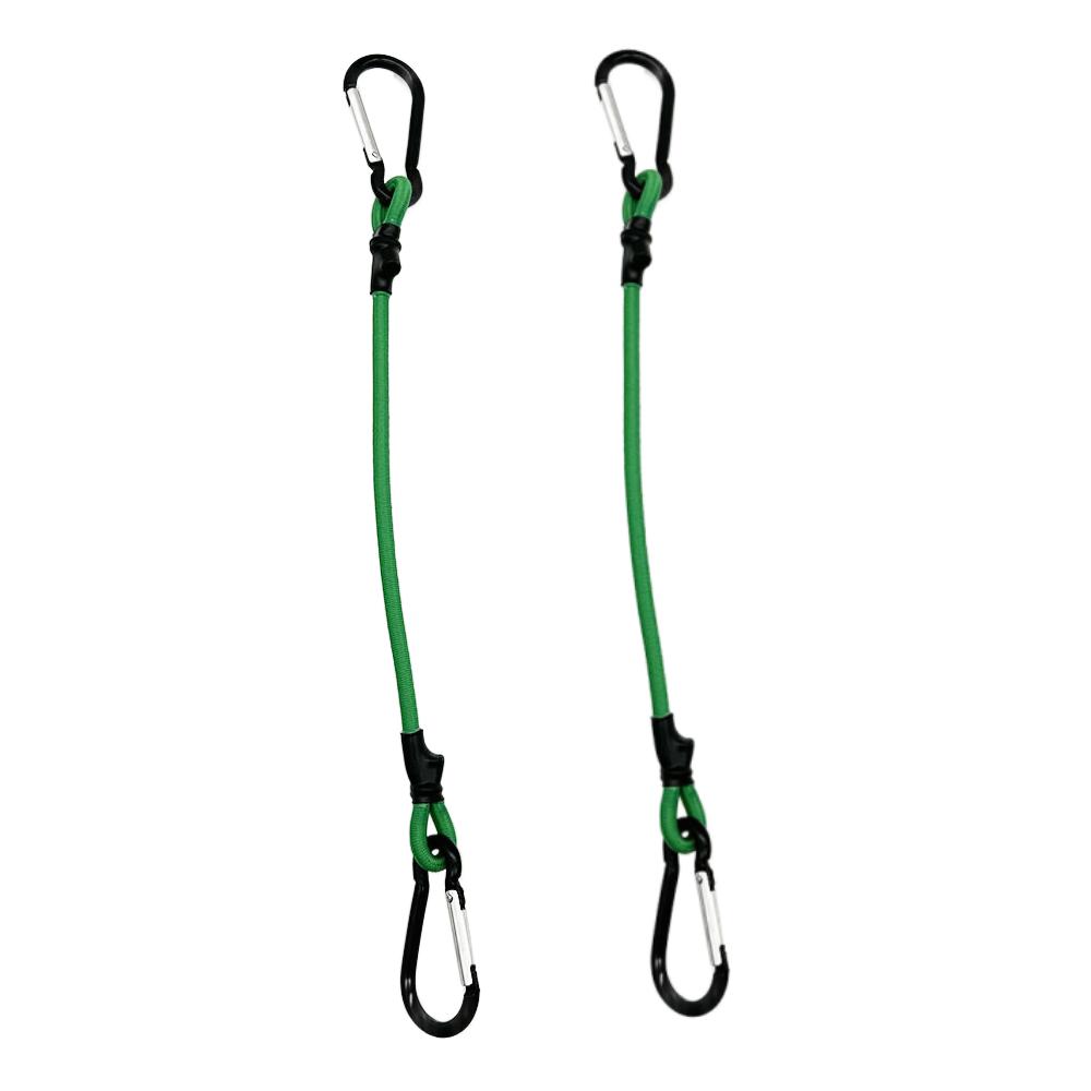 

2pcs 24 Inch Premium Rubber Heavy Duty Strap Strong Elastic Rope For Outdoor Tent, Camping Accessories