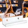 1Pc/6Pcs Clear Acrylic Vinyl Record Shelf Wall Mount Sleek Music Album Display Floating Shelves Record Holder
