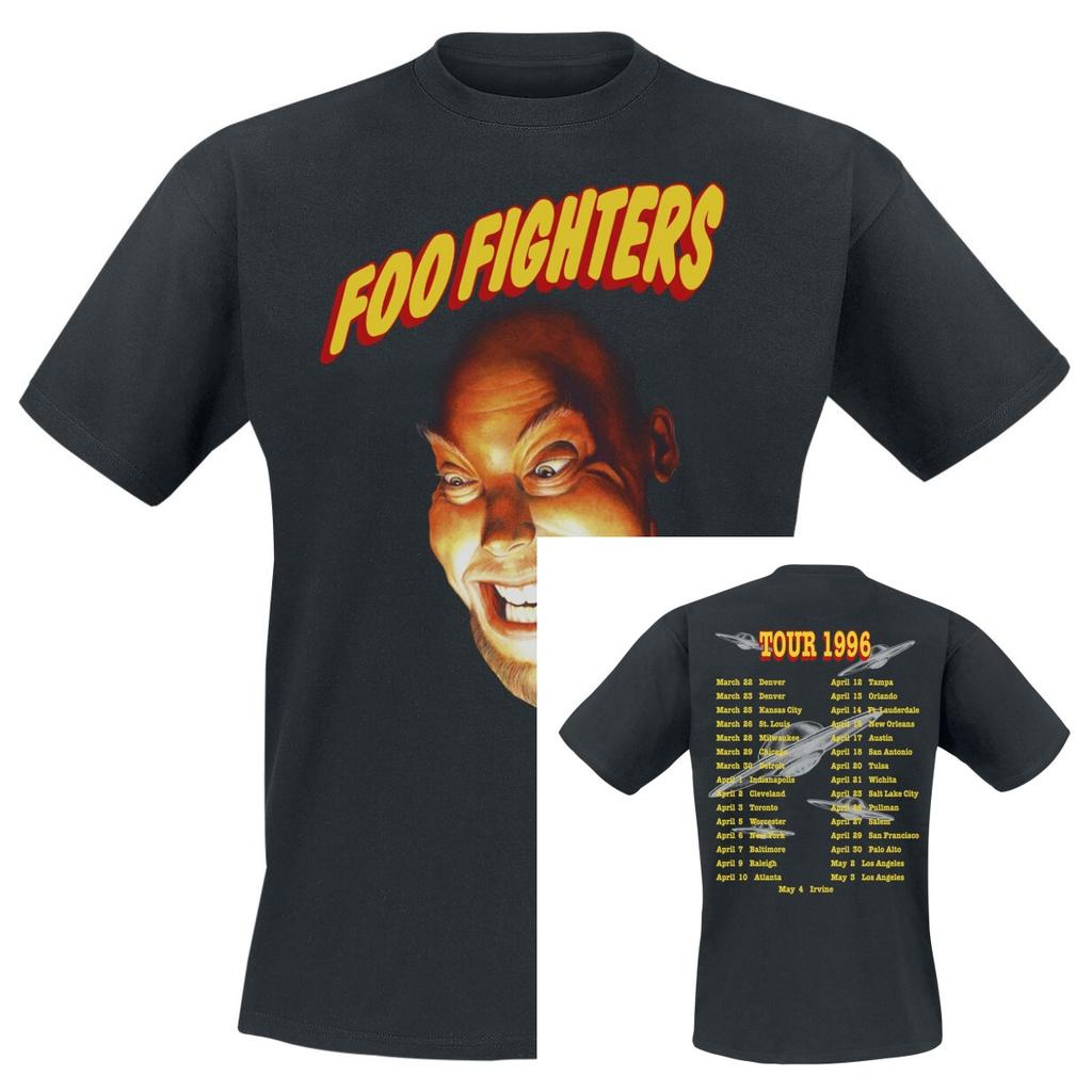 Hot Foo Fighters Cotton Band Shirt Unisex Summer Short Sleeve Fashion Brand Tee Luxury Casual Vintage