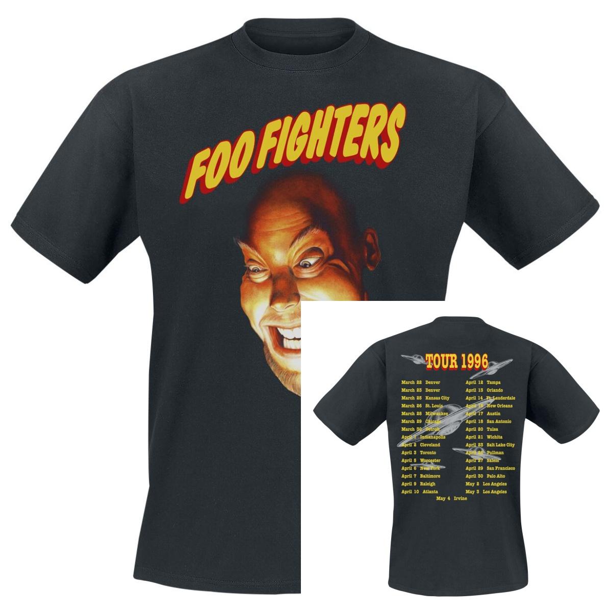 KEREN FASHION Foo Fighters Katoenen Bandshirt Unisex Zomer Korte Mouw Modemerk T-shirt Luxe Casual Vintage 2XL