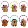 New Capybara Birthday Decoration Capybara Tableware Party Balloons Cups Plate Kit Banner Backdrop Cartoon Deco Supplies Set