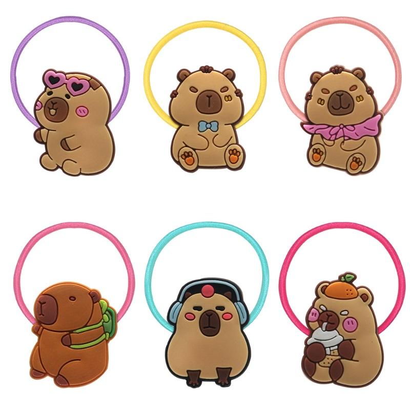 New Capybara Birthday Decoration Capybara Tableware Party Balloons Cups Plate Kit Banner Backdrop Cartoon Deco Supplies Set