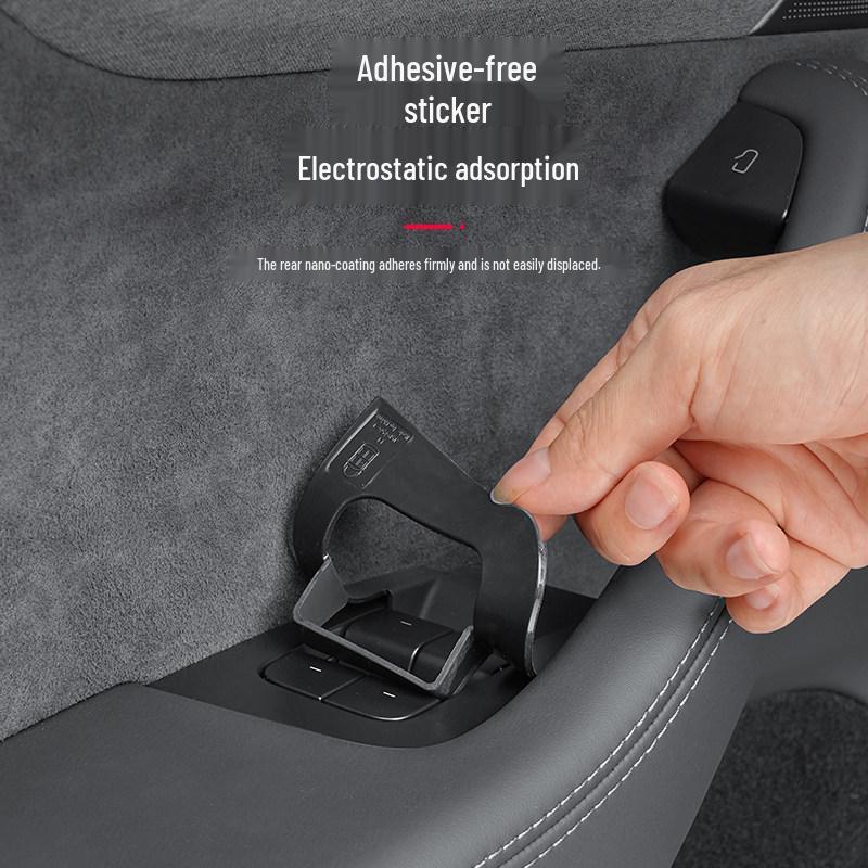 Silicone Button Stickers for Tesla Model Y/YL Door Panel & Window Lift Interior Mods