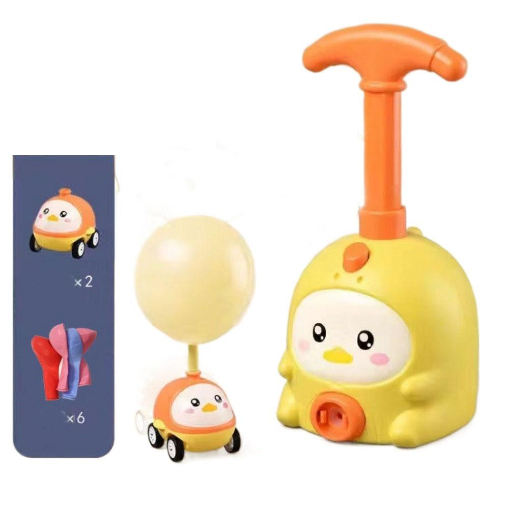 Air Propulsion System Balloon Launcher Toy Car Tower Design Balloon Powered Car Toy  Kid's Birthday