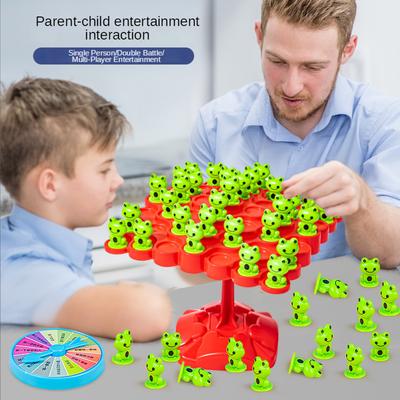 Brettspiel Frosch Balance Baum Pädagogisches Montessori Mathematik Spielzeug Eltern-Kind-Interaktion Tischspiel Spielzeug Kinder Konzentrationstraining Spielzeug