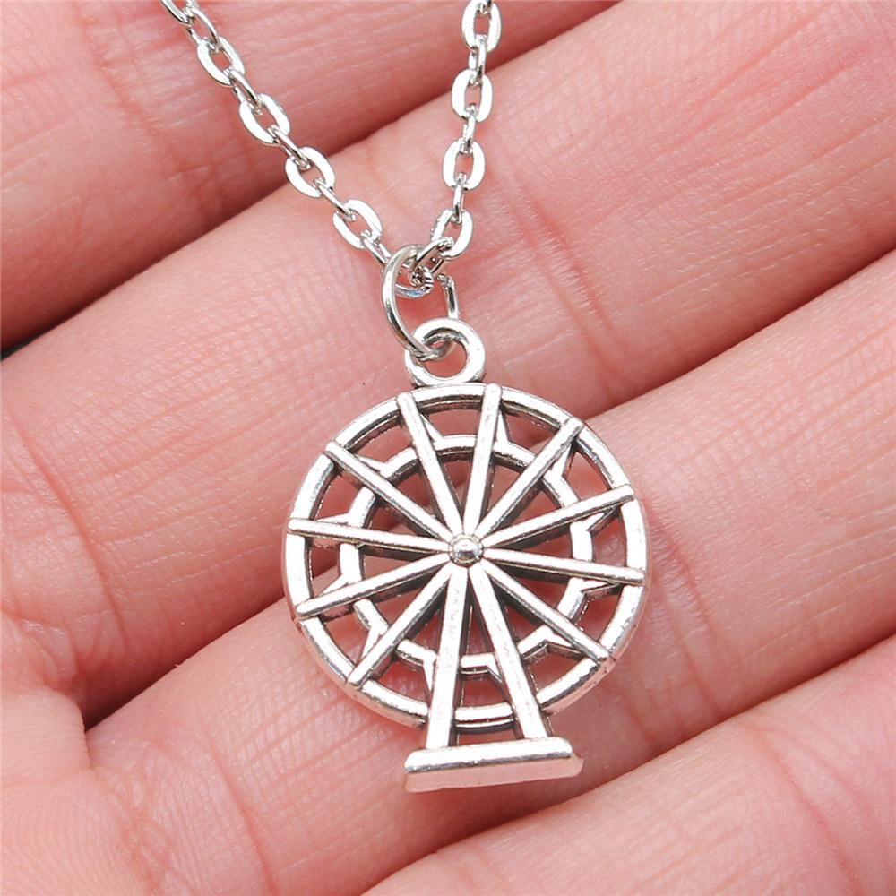 Halskette am Hals 43cm Kette Raumfahrt Reise Kinderschmuck Materialien QN066