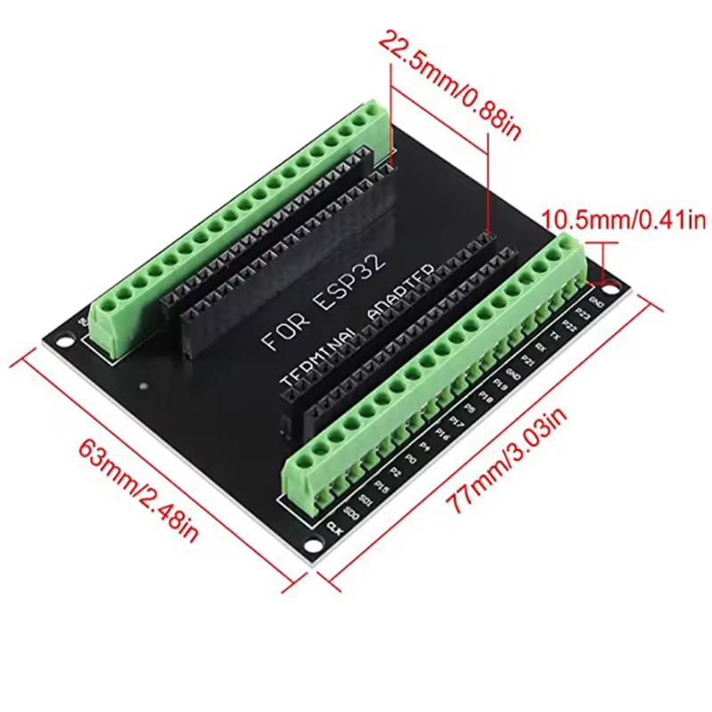 ESP32 Development Board Type-C CP2102 WIFI Bluetooth Module Dual Core Wireless Module ESP-32 ESP-WROOM-32 Expansion Board 38Pin