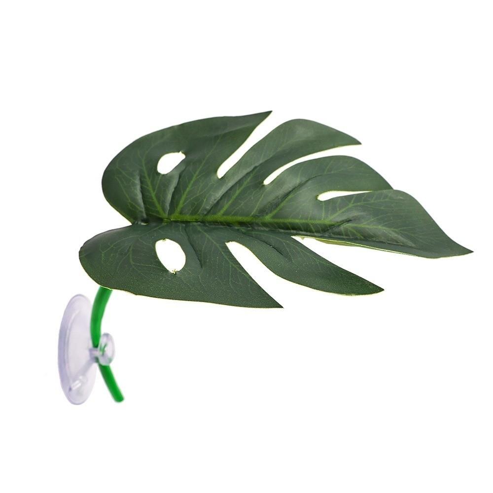 1/4PCS Green Leaf Betta Fish Rest Aquarium-Safe Simulated Lotus Artificial Leaf Suction Cup Fighting Perch Floating Bed