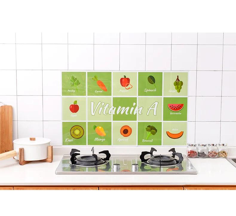Waterproof Anti-oil Stain Kitchen decoration Wall Sticker Tile Decal