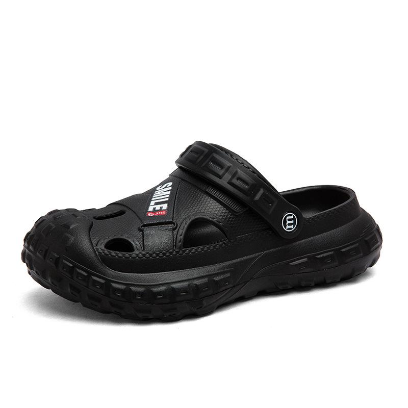 Hole shoes Baotou shoes summer new thick-soled sandals outside wear sports and leisure beach shoes 40-41