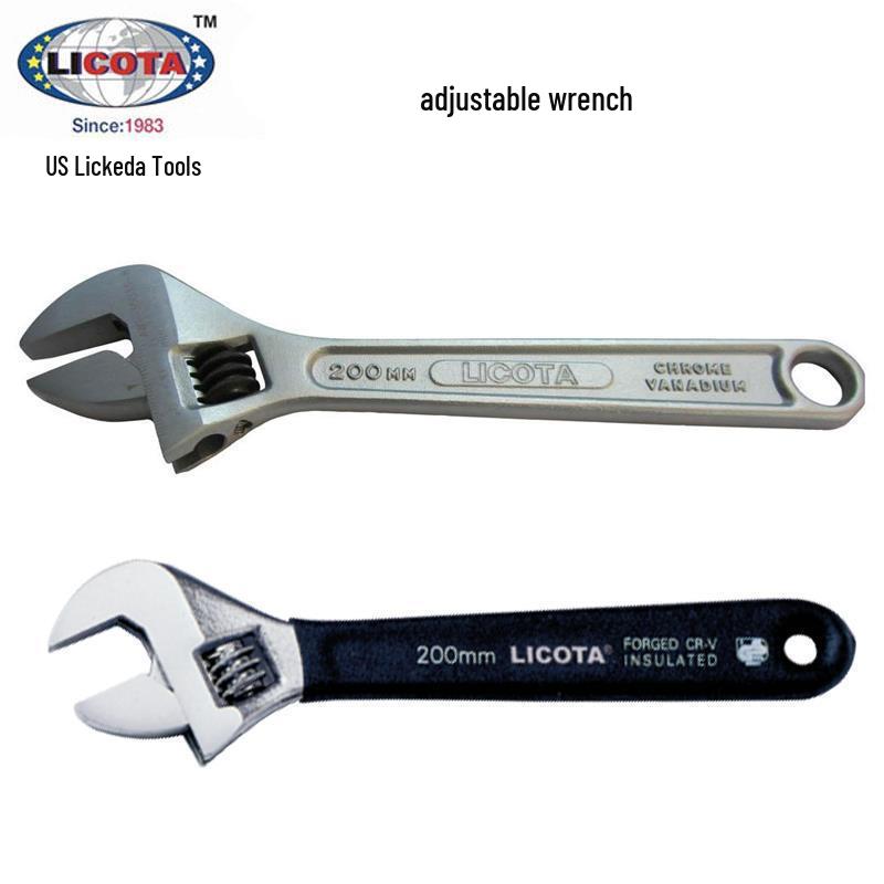 LICOTA USA Metric Adjustable Wrench 4-18 Inch AWT-35033