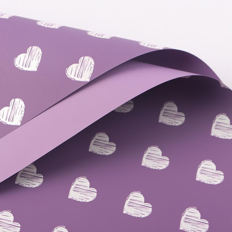 20Pcs Waterproof Floral Wrapping Paper Double Sided Elegant Letter Printed Bouquet Packing Material Bouquet Wrapping Paper